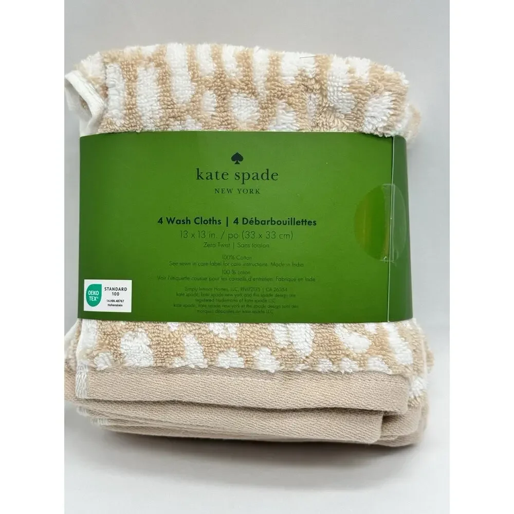Kate Spade New York Animal Print Beige White 13